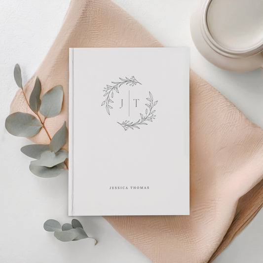 Wreath Monogram Journal
