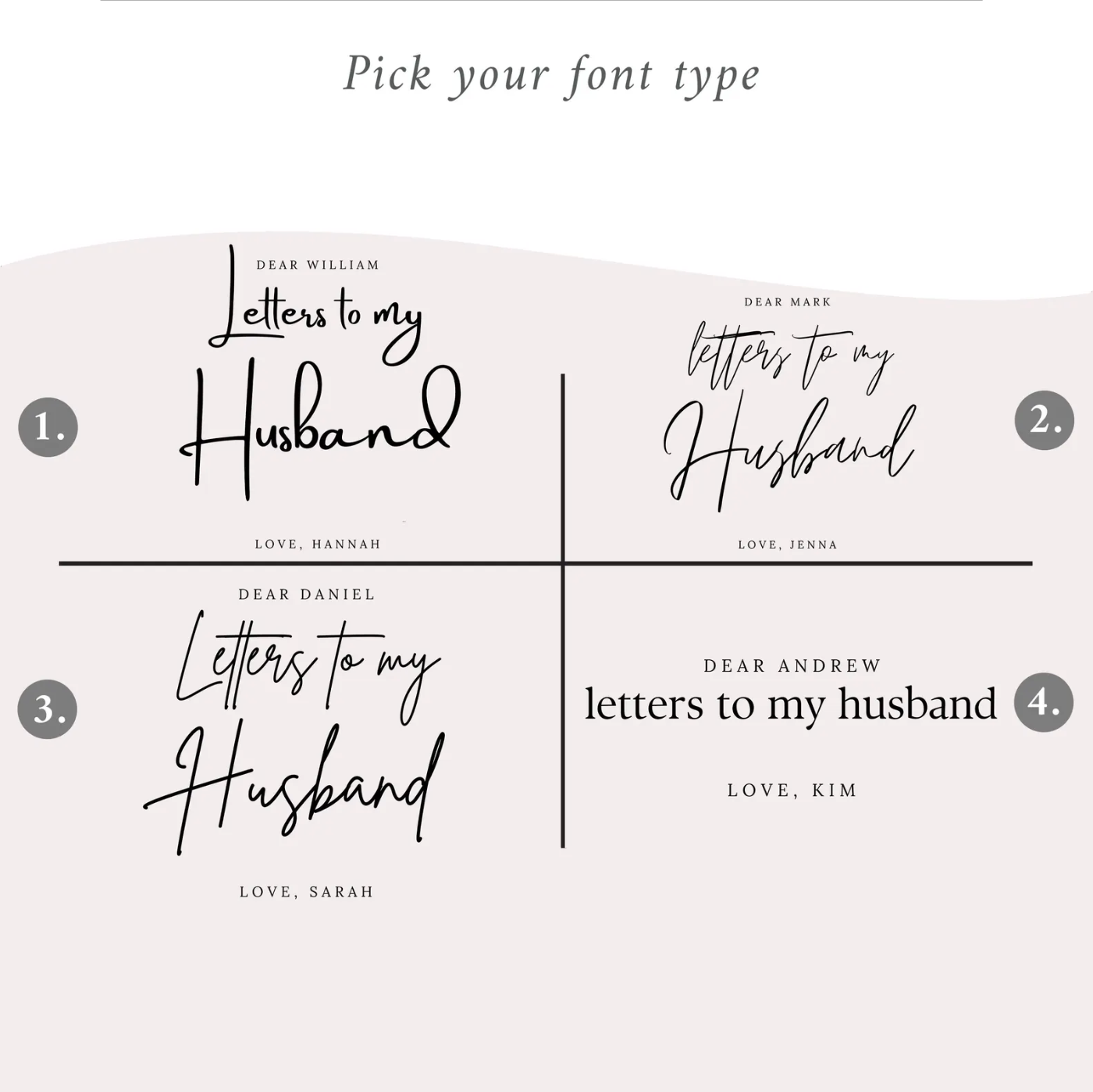 Letters to my Husband Journal