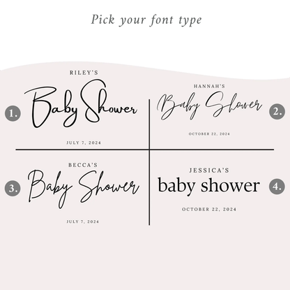 Baby Shower Guest Book