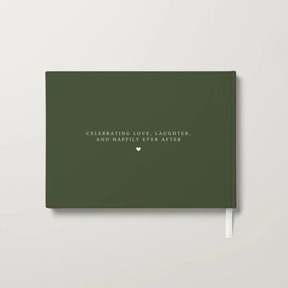 Monogram Wedding Guest Book