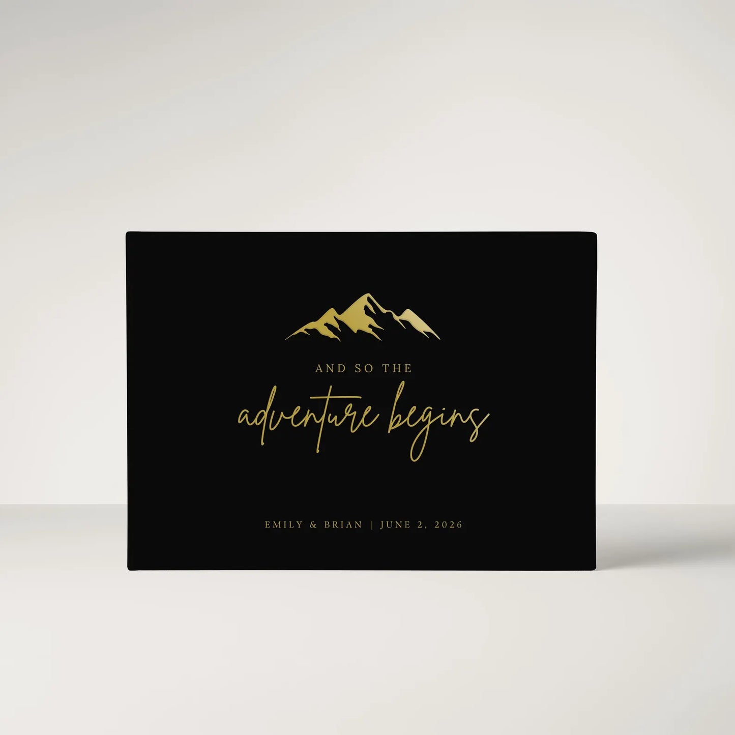 Adventure Wedding Guest Book
