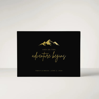 Adventure Wedding Guest Book