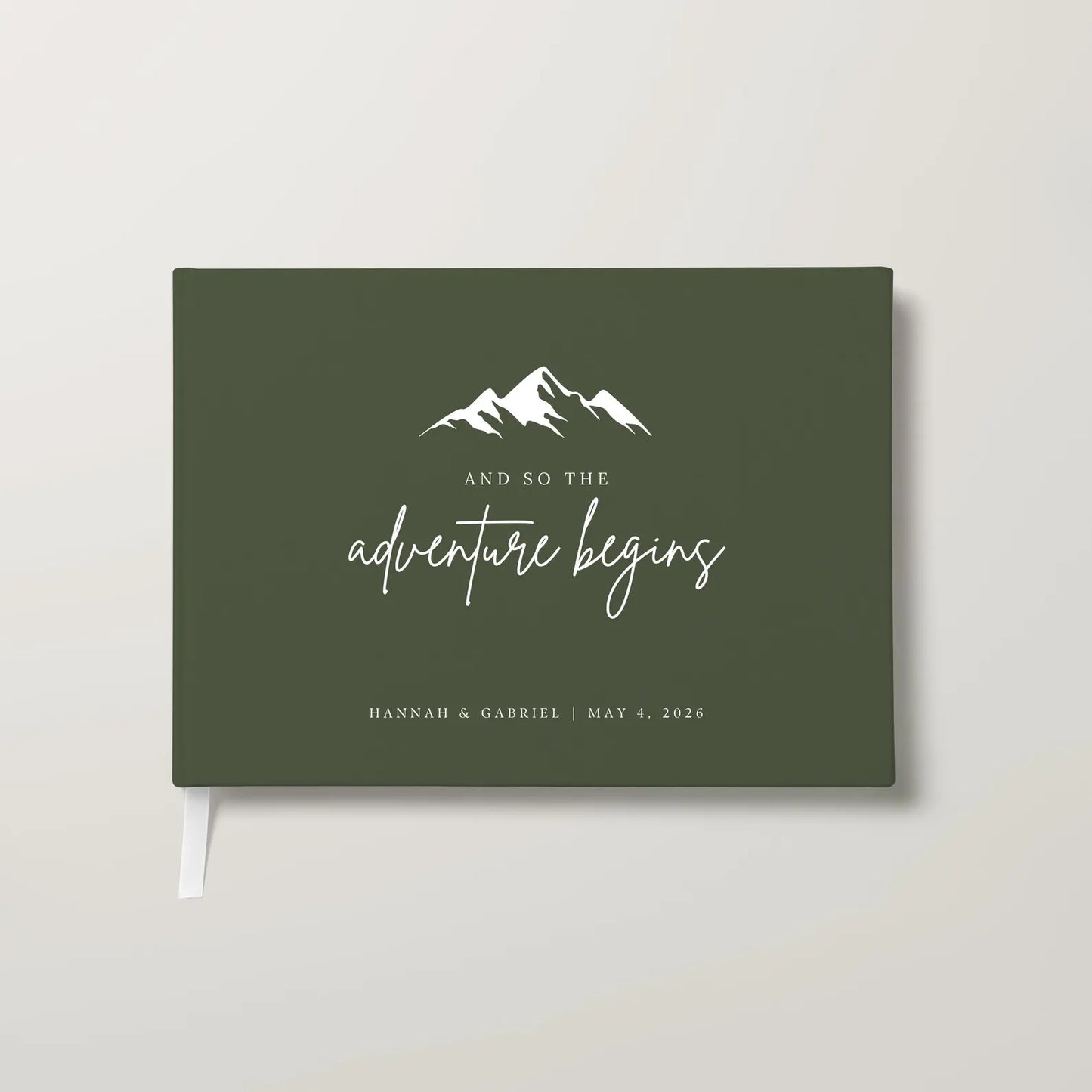 Adventure Wedding Guest Book