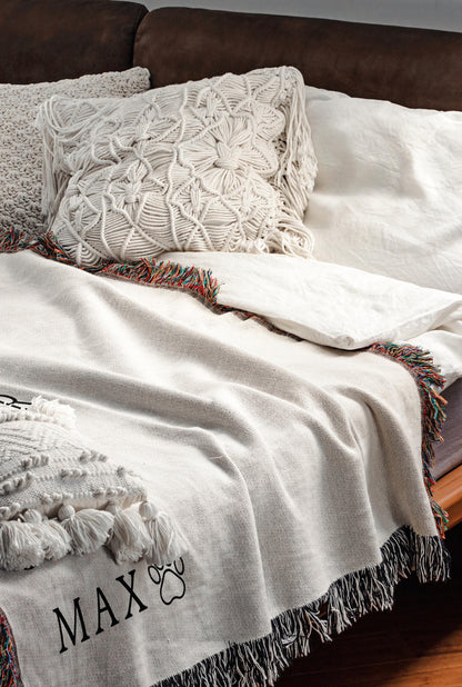 Family Woven Blanket
