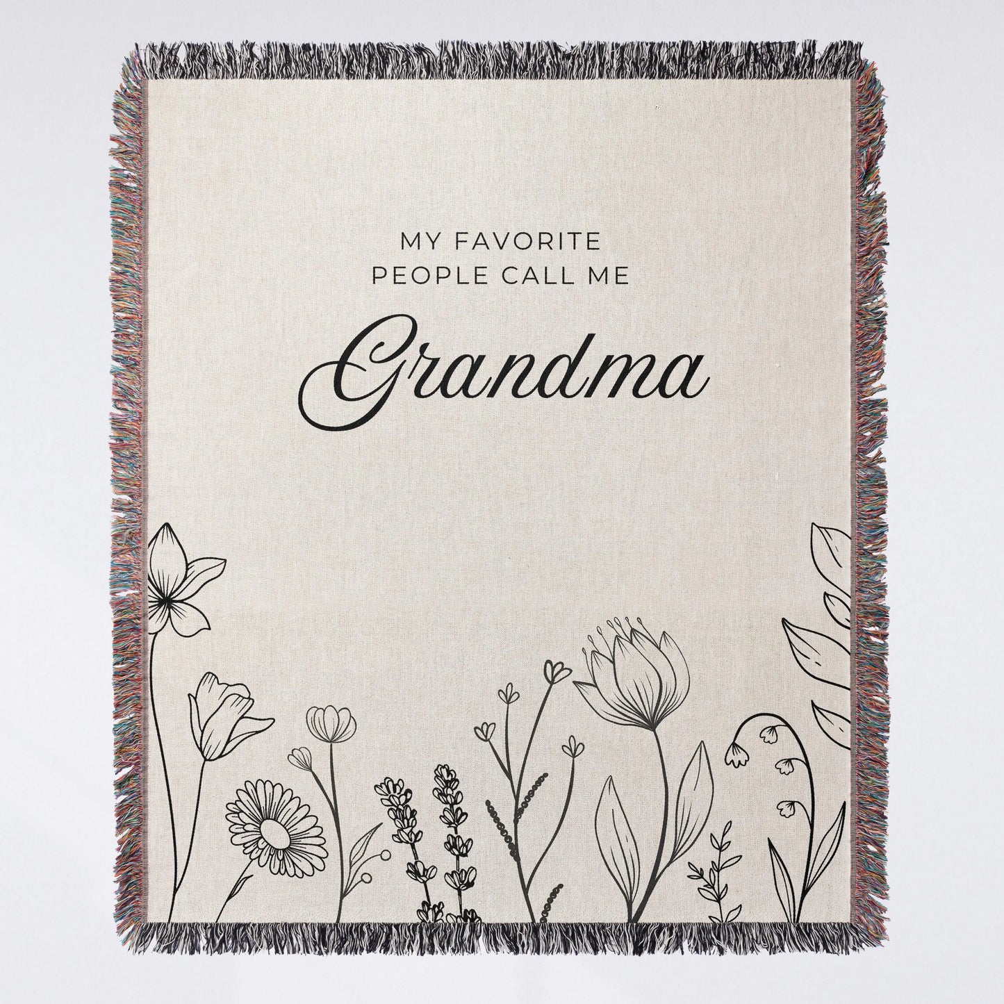 Grandma Appreciation Woven Blanket