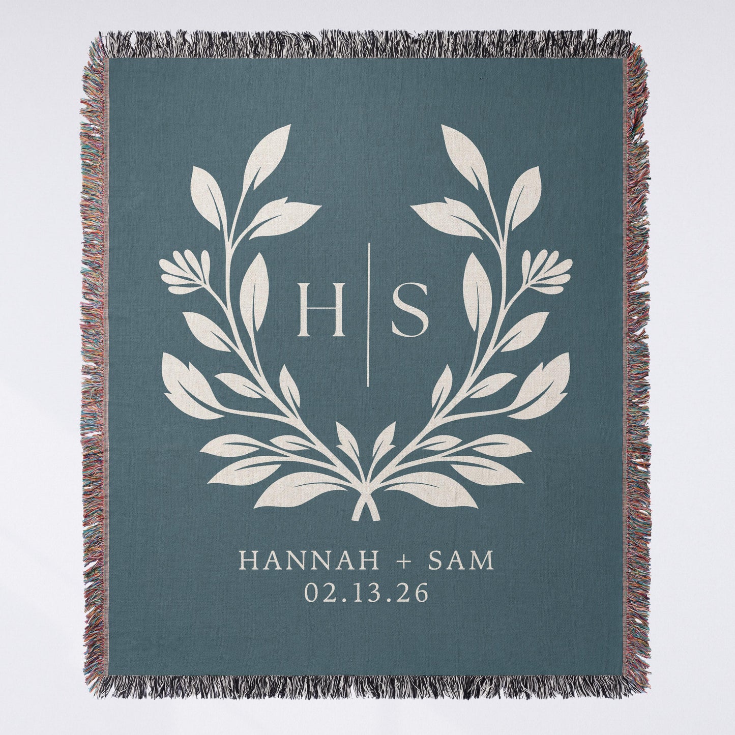 Bridal Couple Woven Blanket