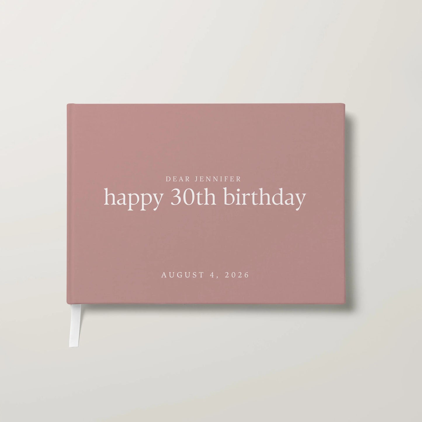 Birthday Guest Book