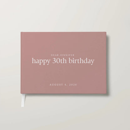 Birthday Guest Book