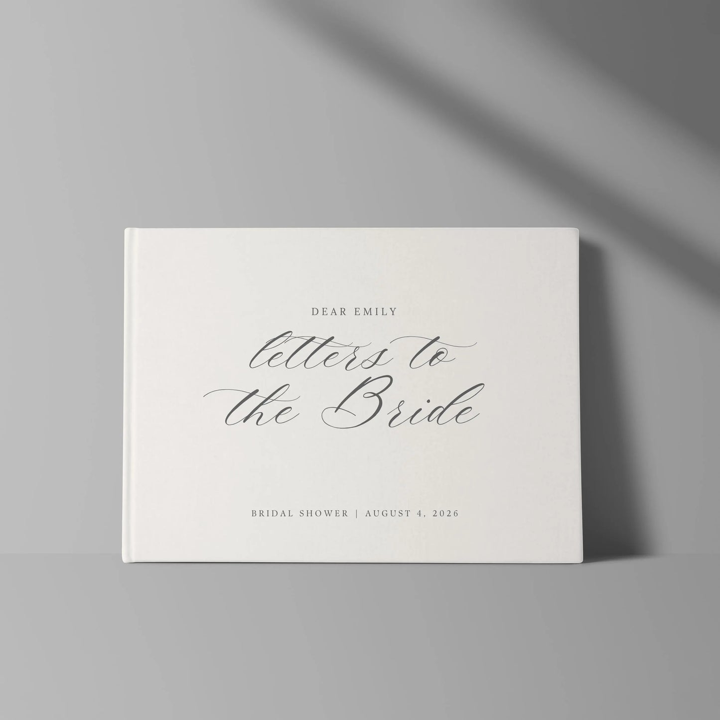 Letters to the Bride Guest Book