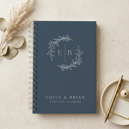 Wreath Monogram Wedding Planner