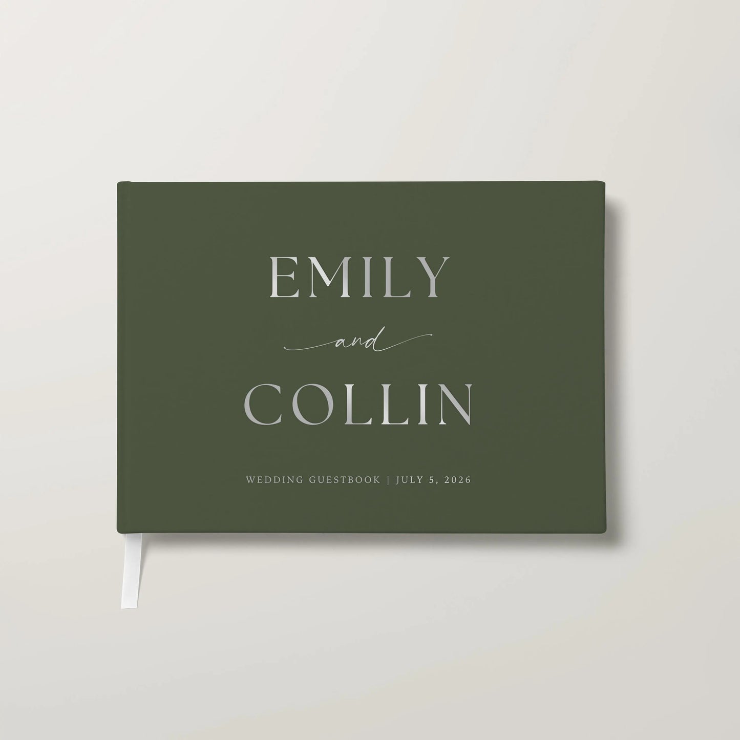 Timeless Wedding Guest Book