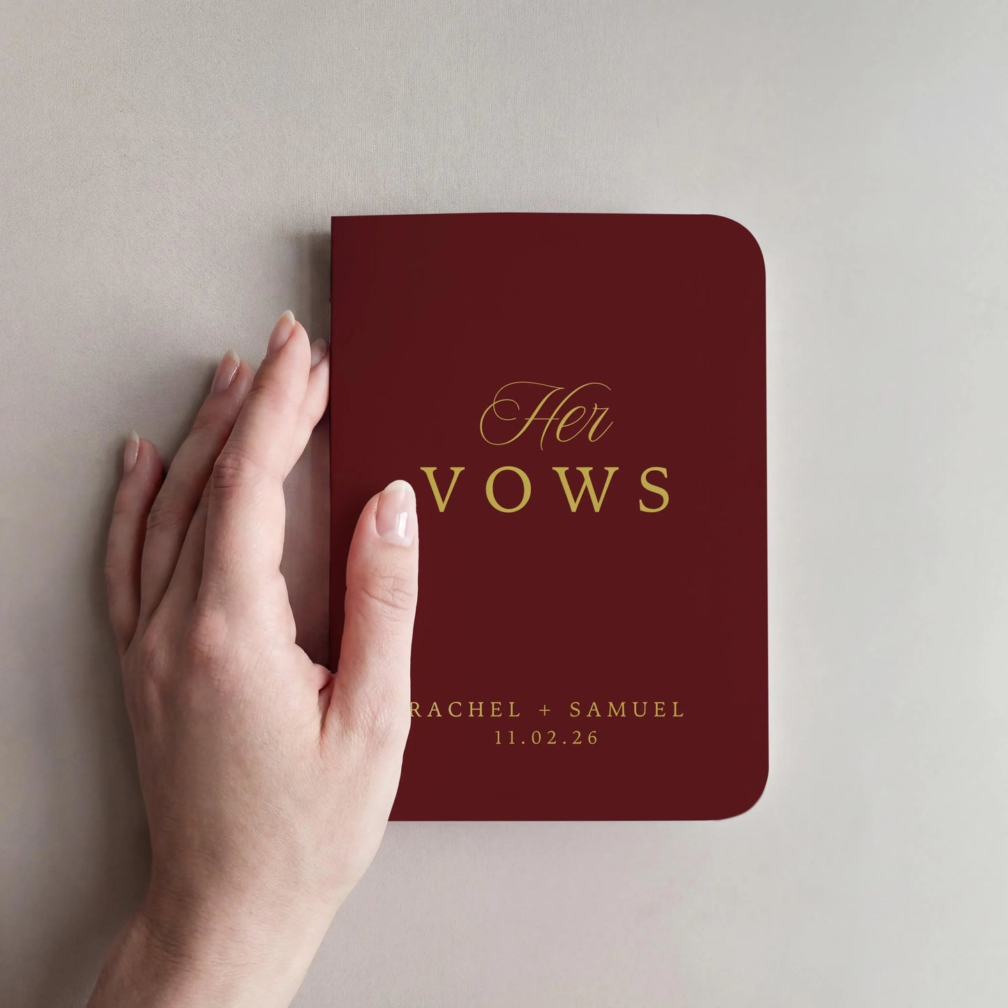 Wedding Vow Book Set