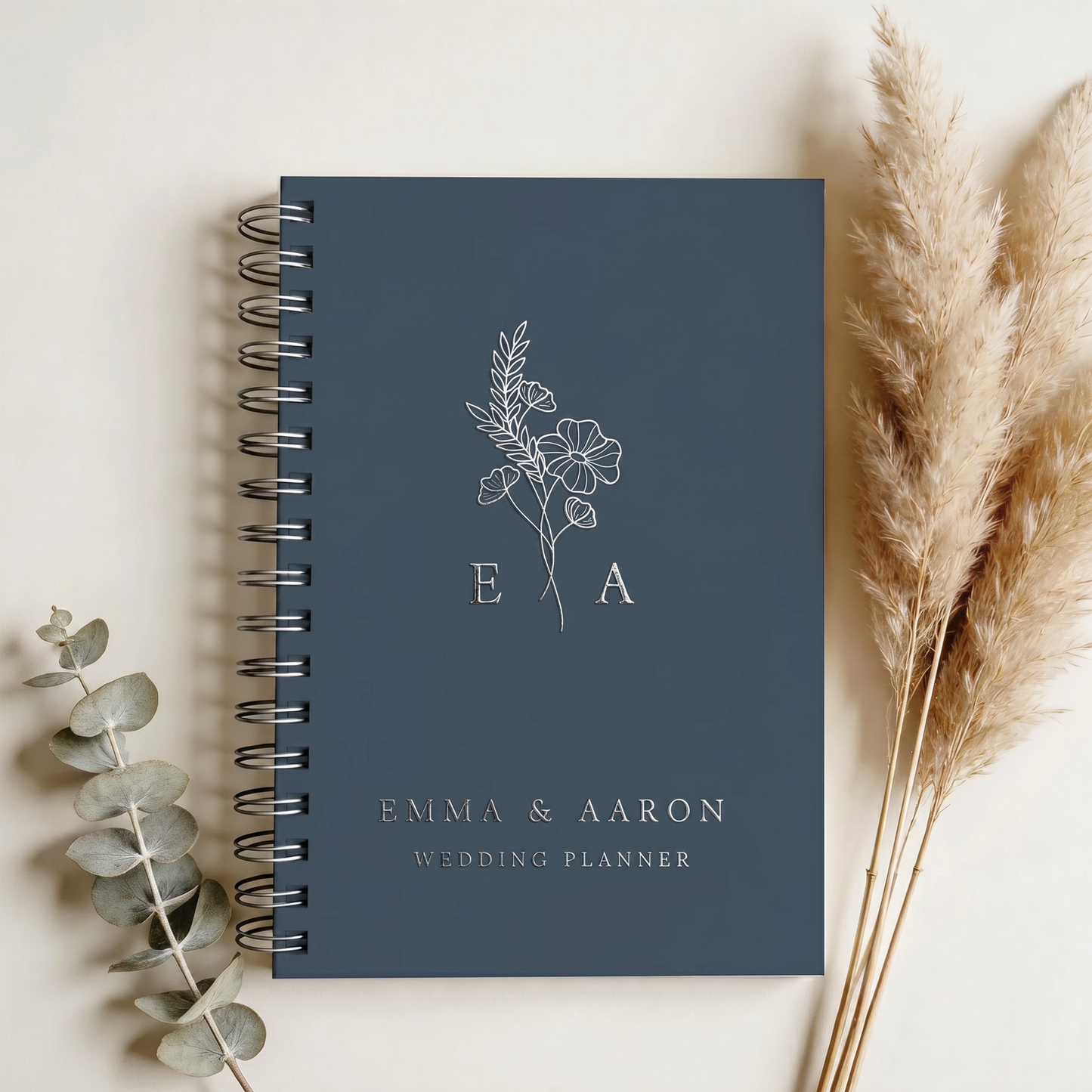 Floral Monogram Wedding Planner
